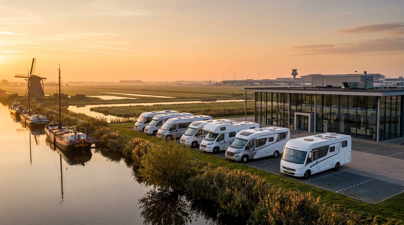 Map for Airport RV Rental Comparison in Amsterdam - Pickup Suppliers 2026